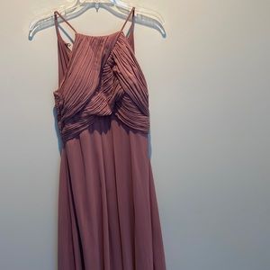 Dress size 6 with minor seamstress work. Brand #levkoff. Color light purple.